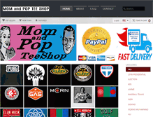 Tablet Screenshot of momandpopteeshop.com